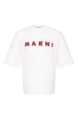 Marni: Хлопковая футболка 