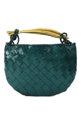 Bottega Veneta: Зелёная сумка 