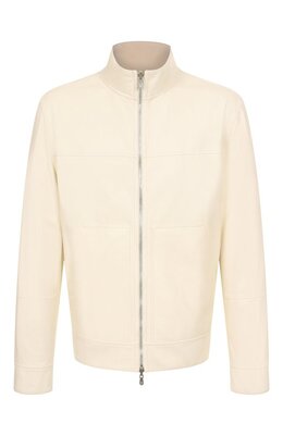Brunello Cucinelli: Кожаная куртка 