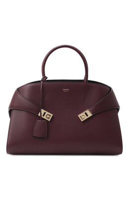 Ferragamo: Бордовая сумка 