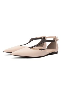 Brunello Cucinelli: Бежевые балетки 