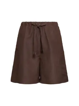 MAX MARA: Льняные шорты 