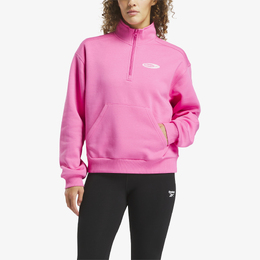Reebok: Розовая толстовка 