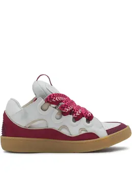 Lanvin: Красные кроссовки  Curb