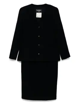 CHANEL Pre-Owned: Синяя юбка 