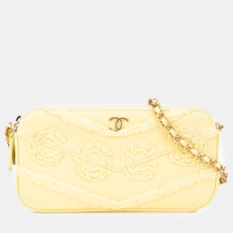 Chanel: Жёлтый клатч 