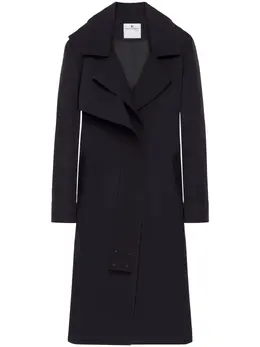 Courrèges: Чёрный плащ 