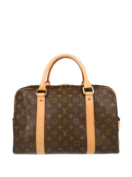 Louis Vuitton Pre-Owned: Коричневая спортивная сумка 