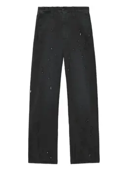 MM6 Maison Margiela: Чёрные джинсы 