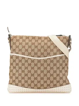Gucci Pre-Owned: Коричневая сумка через плечо 