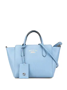 Gucci Pre-Owned: Голубая сумка 