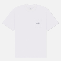 Nike: Белая футболка 
