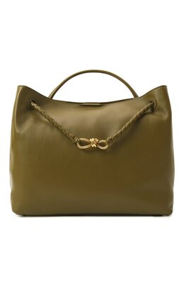 Bottega Veneta: Сумка цвета хаки 