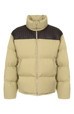 Bottega Veneta: Пуховик с воротником 