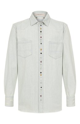 Golden Goose Deluxe Brand: Джинсовая рубашка 