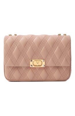 Valentino: Бежевая сумка 