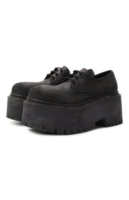 Balenciaga: Чёрные лоферы  Strike