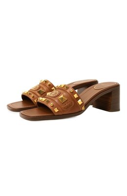 Valentino: Коричневые сабо 