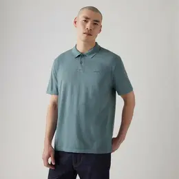 Levi's: Синее поло 