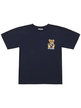 MOSCHINO: Хлопковая футболка 
