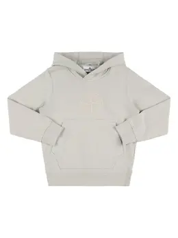 STONE ISLAND JUNIOR: Хлопковый свитшот 