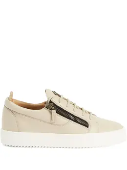 Giuseppe Zanotti: Светлые кроссовки  Frankie