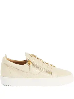 Giuseppe Zanotti: Светлые кроссовки  Frankie