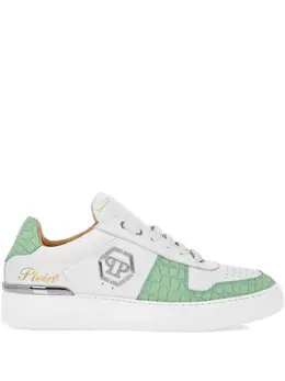 Philipp Plein: Белые кроссовки 