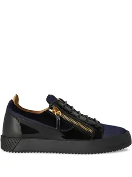 Giuseppe Zanotti: Голубые кроссовки  Frankie