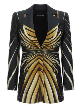 Roberto Cavalli: Жакет с принтом 