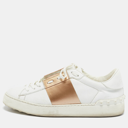 Valentino: Белые кроссовки  Rockstud