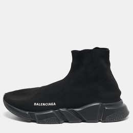 Balenciaga: Чёрные кроссовки  Speed.2