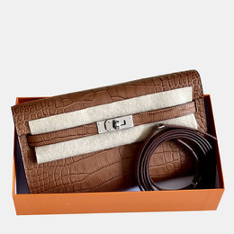 Hermes: Коричневый кошелёк  Kelly