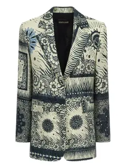 Roberto Cavalli: Жакет с принтом 