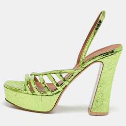 Malone Souliers: Зелёные сандалии 