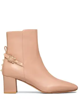 Valentino Garavani: Бежевые ботинки 
