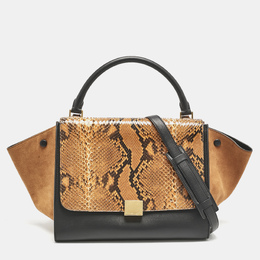 Celine: Оранжевая сумка на руку 