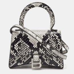 Balenciaga: Чёрная сумка на руку  Hourglass