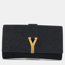Yves Saint Laurent: Чёрный клатч  Y