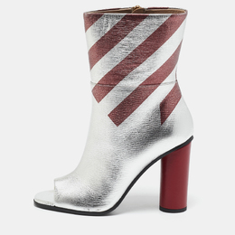 Anya Hindmarch: Серебристые ботинки 