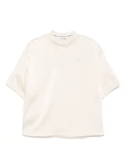 Lacoste: Белое поло 