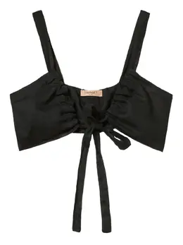 TWINSET: Льняной топ 