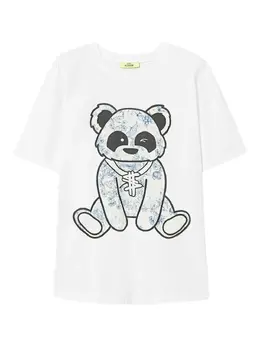 TWINSET: Белая футболка 