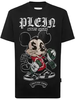 Philipp Plein: Чёрная футболка  Money