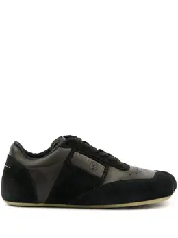 MM6 Maison Margiela: Чёрные кроссовки 