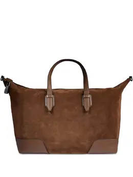 Lancel: Коричневая спортивная сумка 