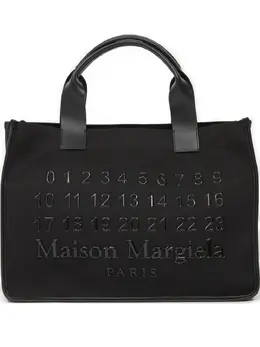Maison Margiela: Чёрная сумка-шоппер 
