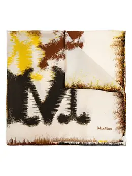 Max Mara: Бежевый шарф 