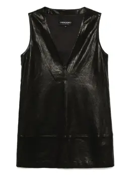 Cynthia Rowley: Кожаное платье 