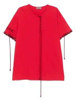 Yohji Yamamoto: Кружевная футболка 